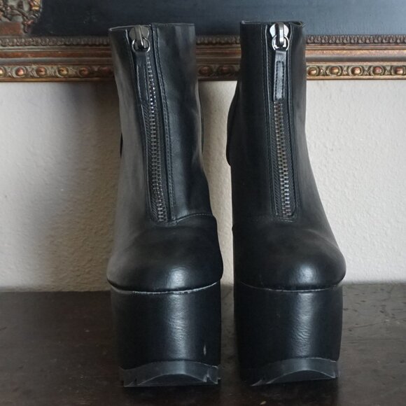 YRU Womens Nightmare Platform Booties in Black 8 Dolls Kill - Picture 1 of 9